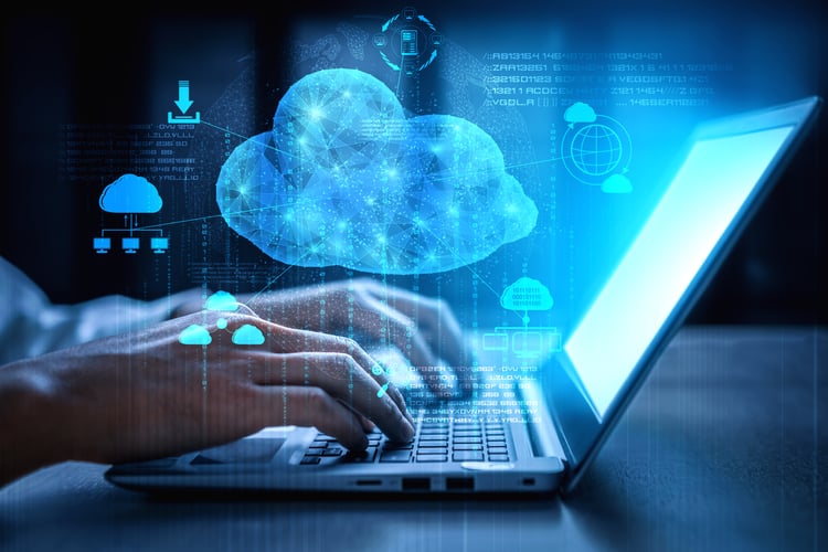 Cloud computing technology and online data storage